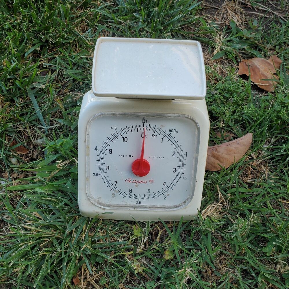Vintage Elegance Kitchen Scale Weighs  5 Kg (10 lbs)